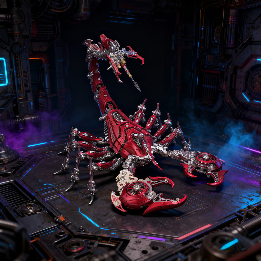 Shadowstrike 3Dメタル&PC 機械ウォースコーピオン 1073PCS サイバーパンク組立模型 多関節可動 4色展開
