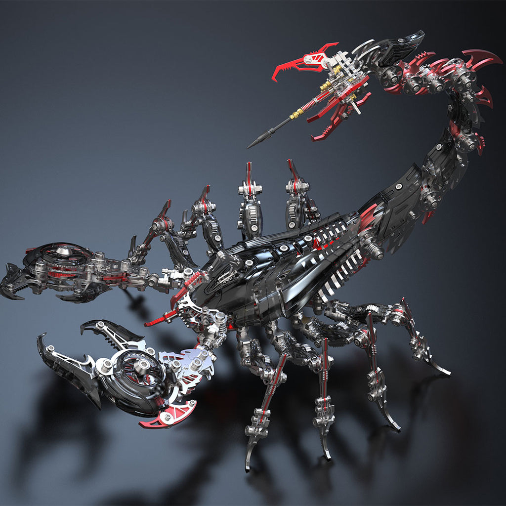 Shadowstrike 3Dメタル&PC 機械ウォースコーピオン 1073PCS サイバーパンク組立模型 多関節可動 4色展開