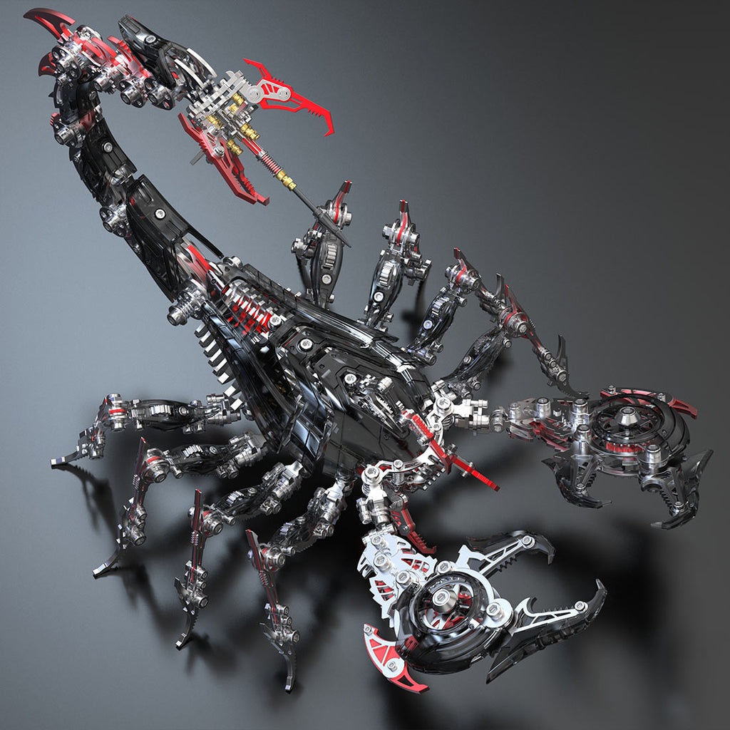 Shadowstrike 3Dメタル&PC 機械ウォースコーピオン 1073PCS サイバーパンク組立模型 多関節可動 4色展開