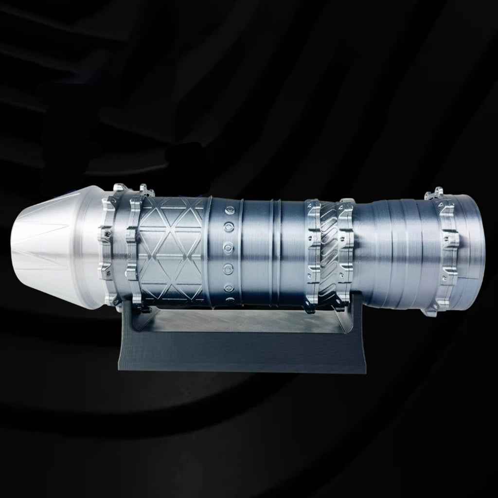 SKYMECHMAN 1/18スケール WS-15ターボファンエンジン模型 3Dプリント 電動可動 DIY組立キット