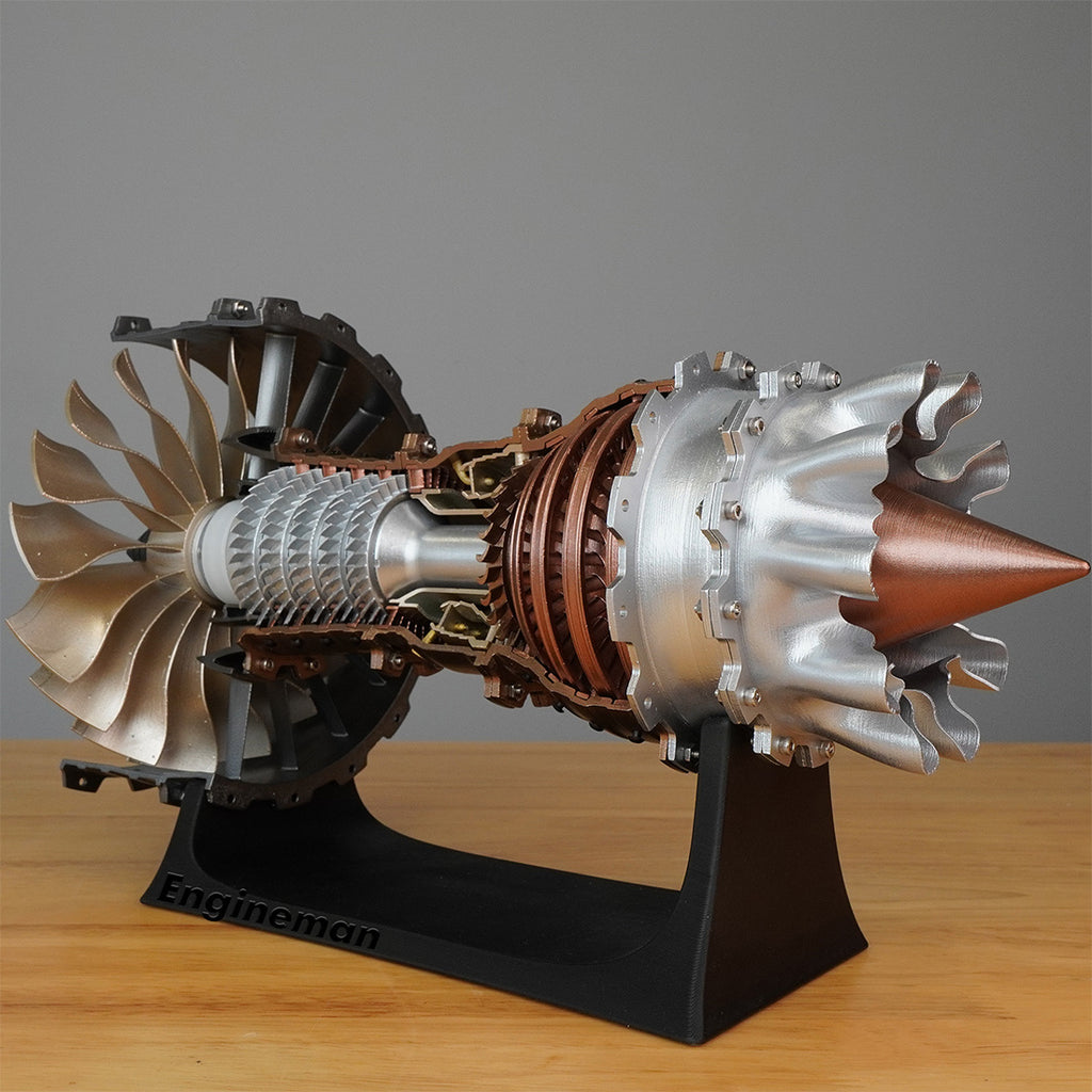 SKYMECHMAN 1/20スケール TR900ターボファンエンジン模型 DIY組立キット A380搭載エンジン忠実再現