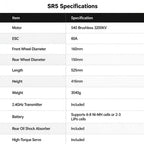 1/4 SKYRC SR5 RC オフロードバイク 4 段階回転数調整 ジャイロ搭載 RTR