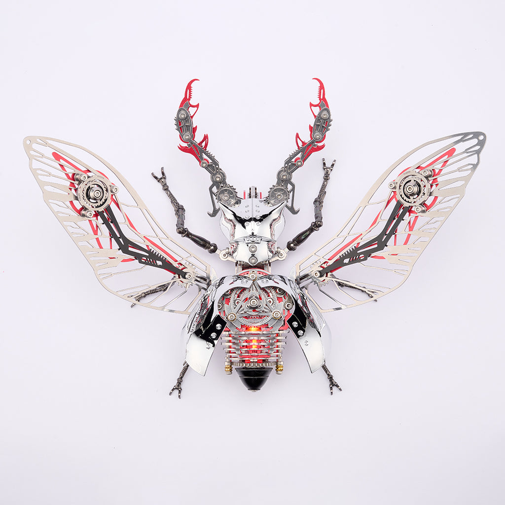 スチームパンク メカニカル昆虫 DIY 金属組立キット 接着剤不要 可動ギア 3D メタルパズル