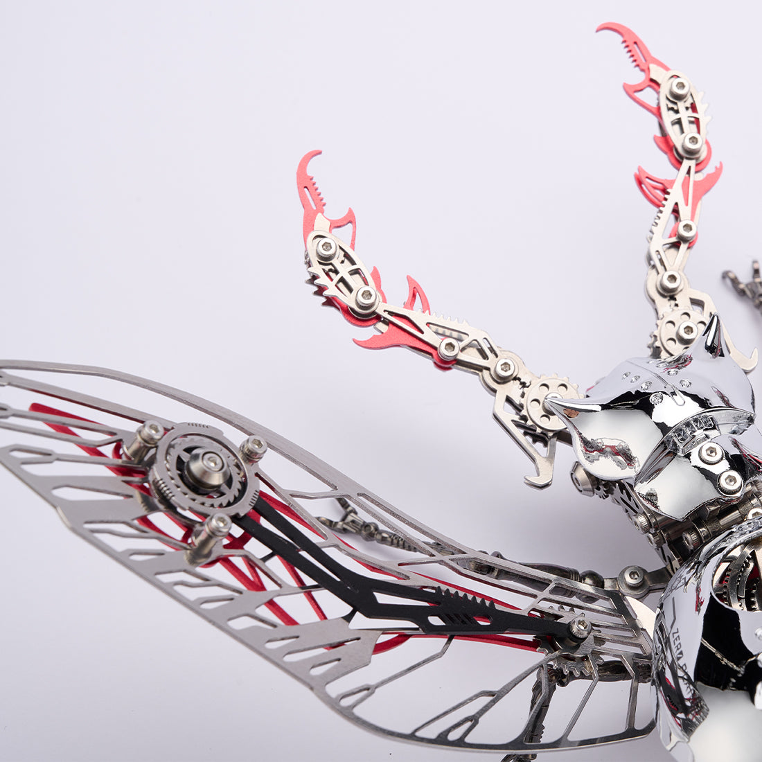 スチームパンク メカニカル昆虫 DIY 金属組立キット 接着剤不要 可動ギア 3D メタルパズル