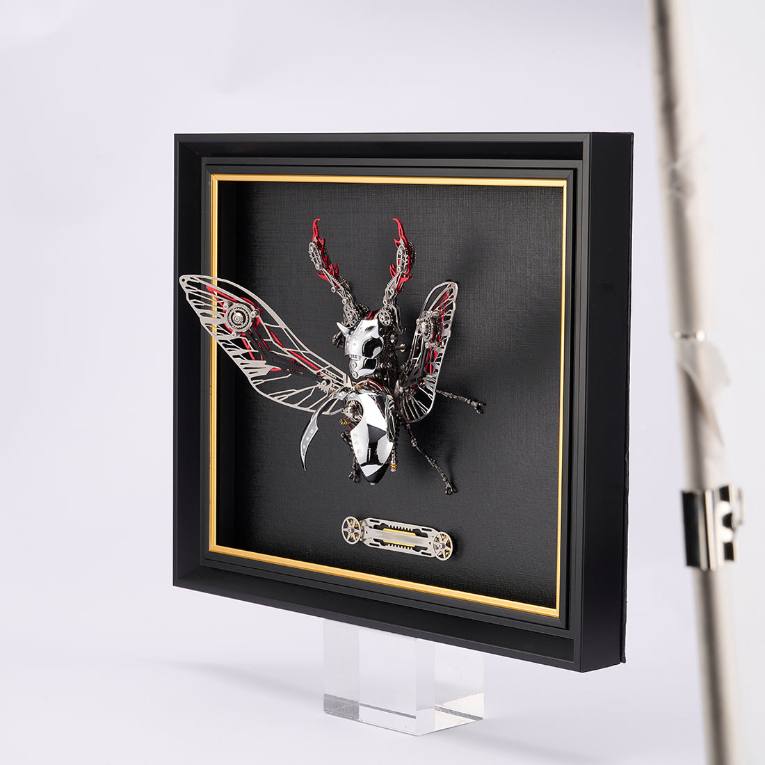 スチームパンク メカニカル昆虫 DIY 金属組立キット 接着剤不要 可動ギア 3D メタルパズル