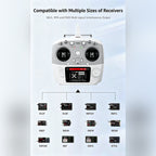 T12D 12CH フルプロポーション ラジコン送信機 R16SM受信機付 ELRS 2.4GHz｜技適シール