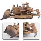 THE LINK×HUINA 1/16 9CH RC D9Rブルドーザー デュアルバッテリー 軍用車両 ボーイズトイ