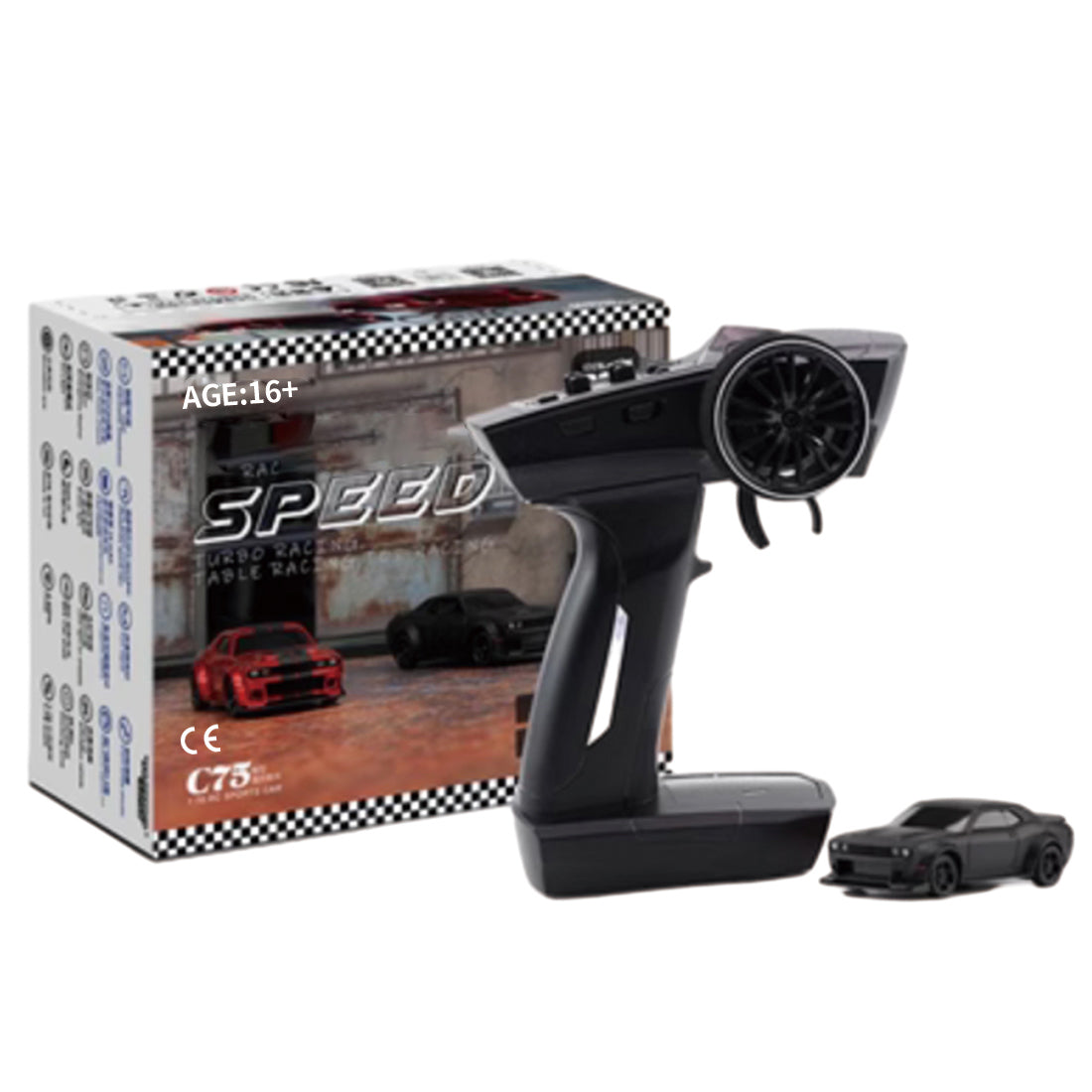 TURBO RACING C75 1/76 RCレーシングカー 2.4G 4CH リアドライブ RTRバージョン