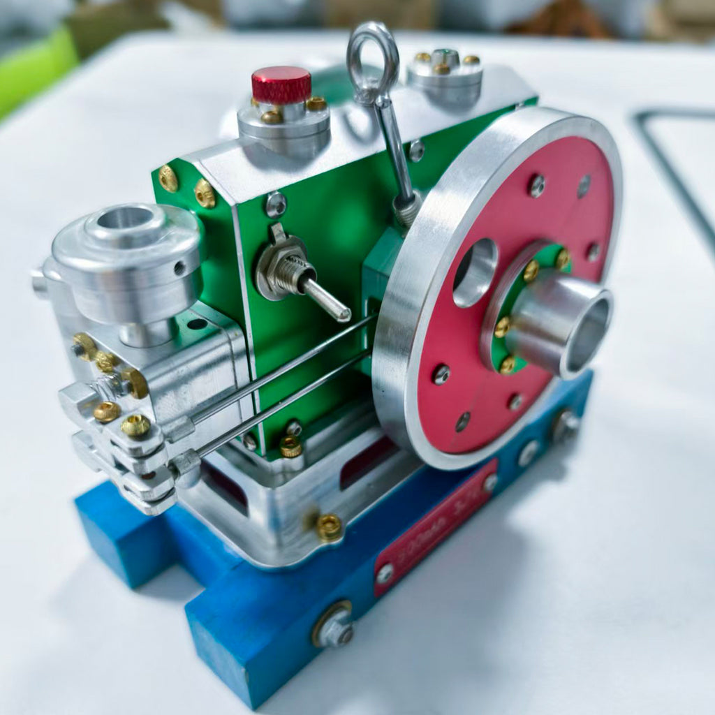 レトロ単気筒エンジン型加湿器 金属製メカモデル Type-C 給電 デスクインテリア贈り物