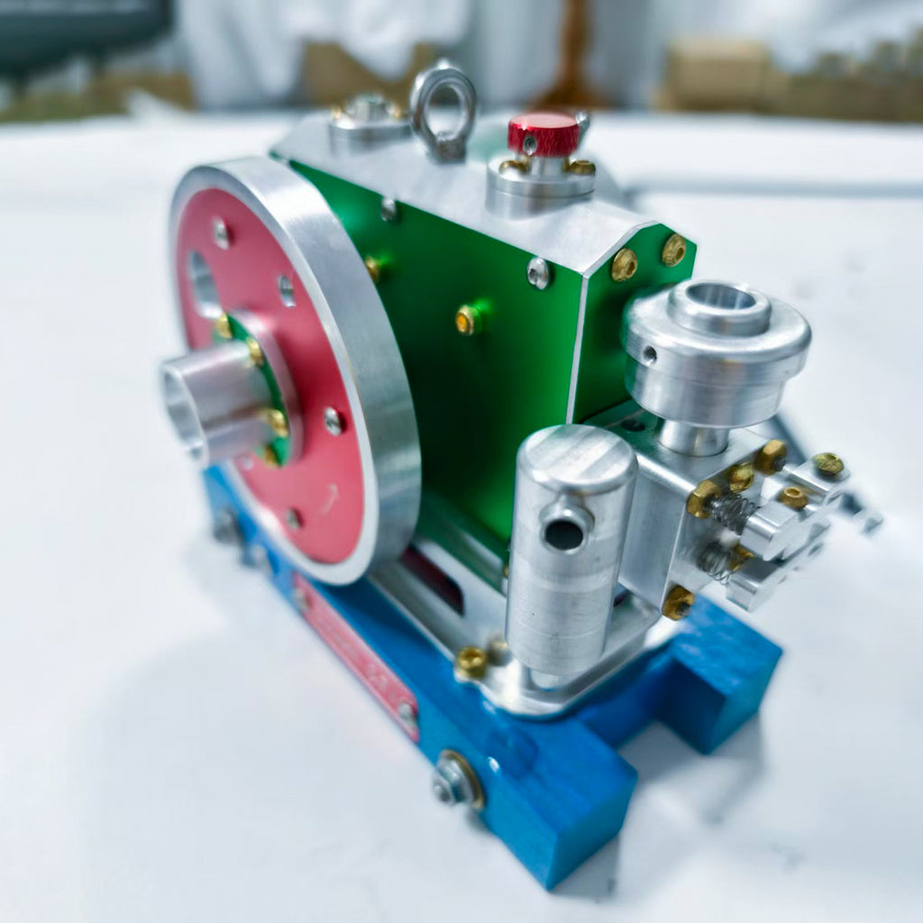 レトロ単気筒エンジン型加湿器 金属製メカモデル Type-C 給電 デスクインテリア贈り物