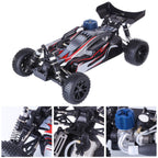 VRX RH1006 1/10ニトロRCカー｜4WD駆動 2.4G遠隔操作 防水設計 6061-T6アルミ材 改造可能 RTR