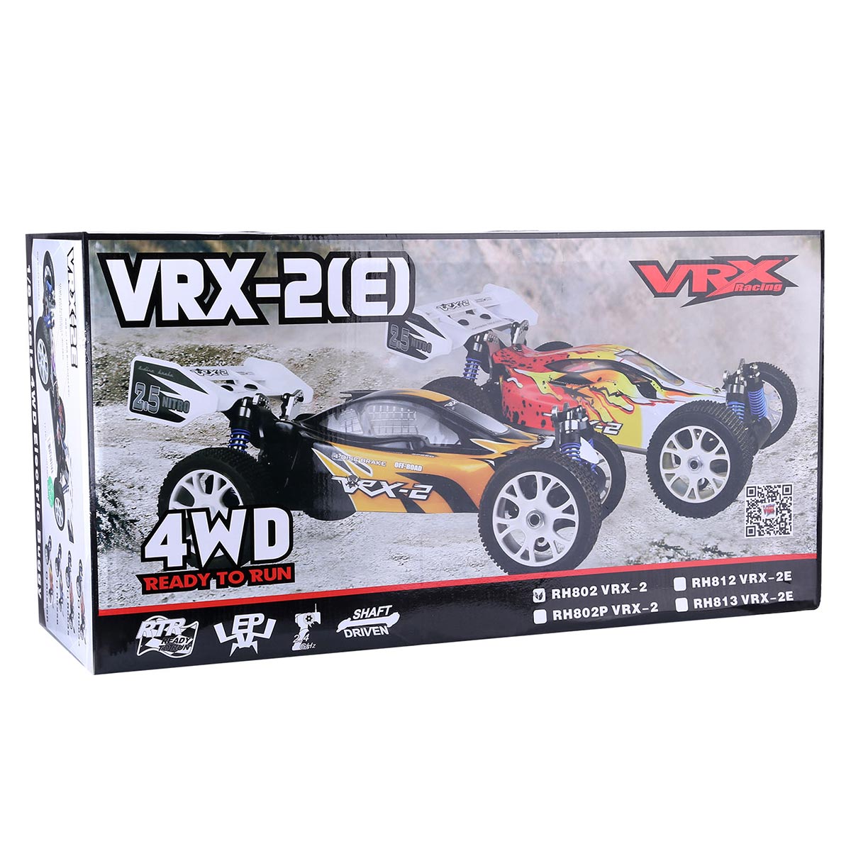 VRX RH802 1/8ニトロRCカー｜4WD四輪駆動 最高70KM/H SH.21エンジン 2.4G長距離操作 オフロードラジコン ブルー|RTRHOBBYJP