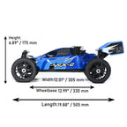 VRX RH802 1/8ニトロRCカー｜4WD四輪駆動 最高70KM/H SH.21エンジン 2.4G長距離操作 オフロードラジコン ブルー