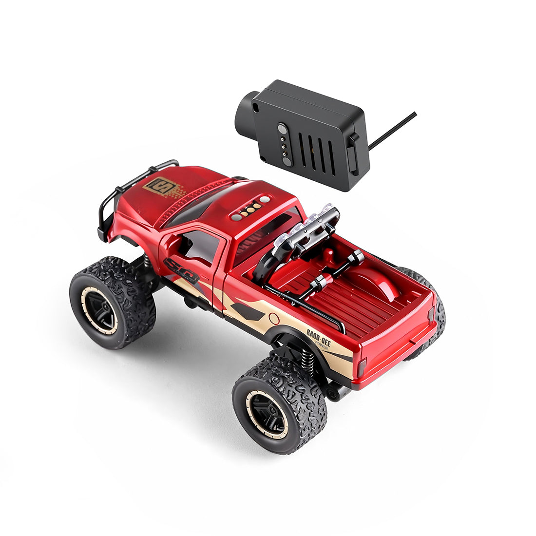 WL 1/64スケール APP自動ペアリング FPVミニRCトラック WIFIカメラ リモコン付き RTR