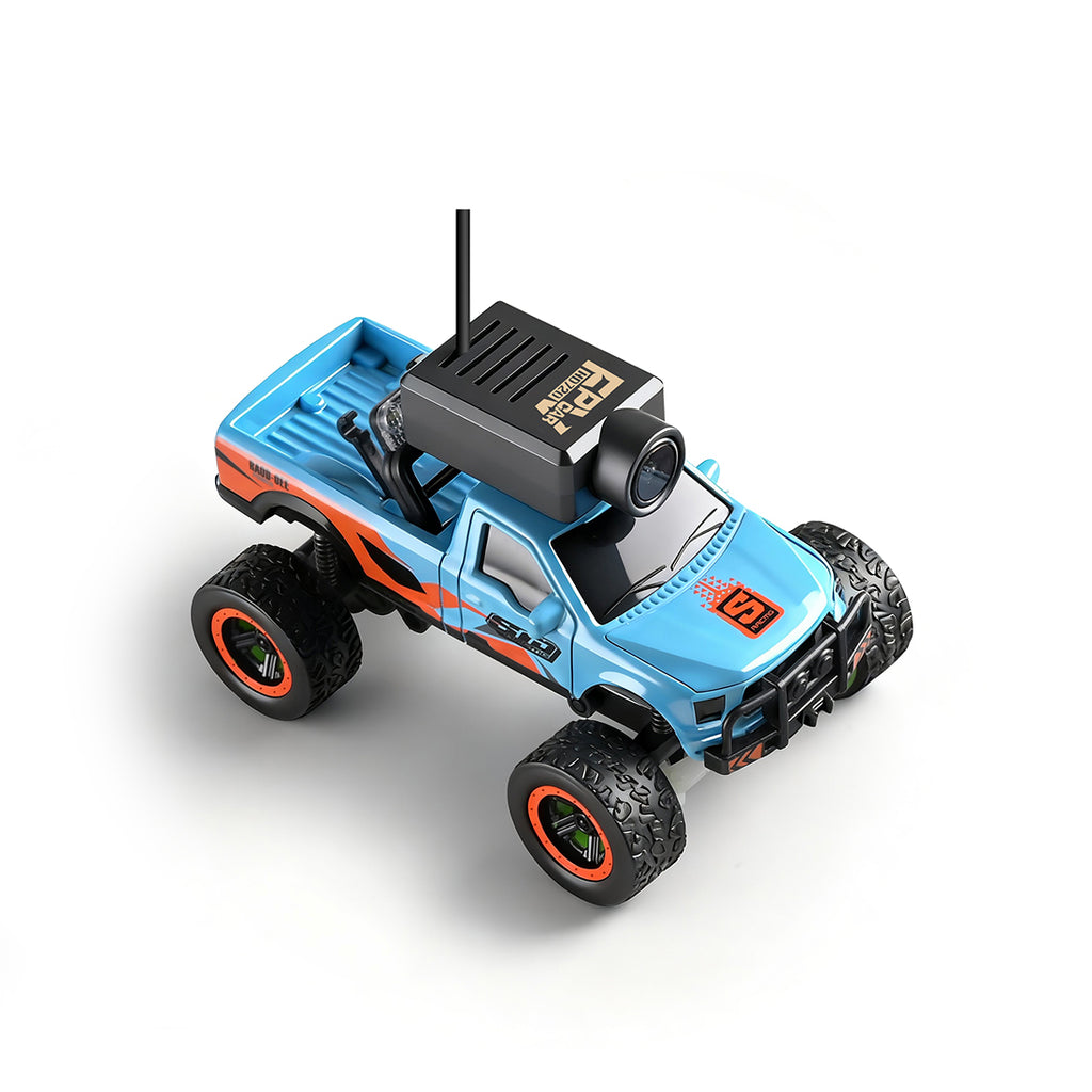 WL 1/64 FPVミニRCトラック APP自動ペアリング フルプロポーショナル WIFIカメラ リモコン付き RTR