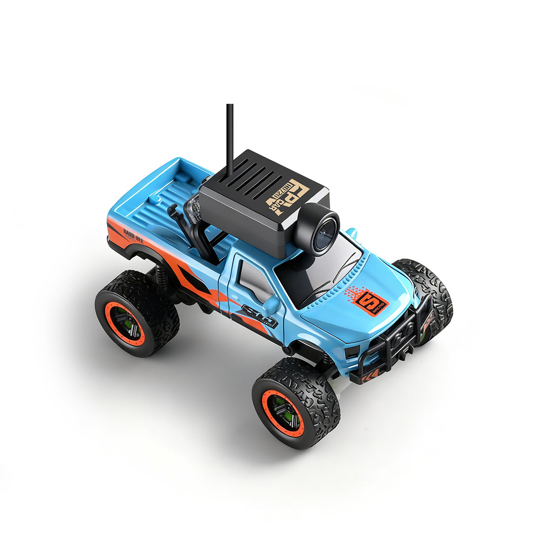 WL 1/64 FPVミニRCトラック APP自動ペアリング フルプロポーショナル WIFIカメラ リモコン付き RTR