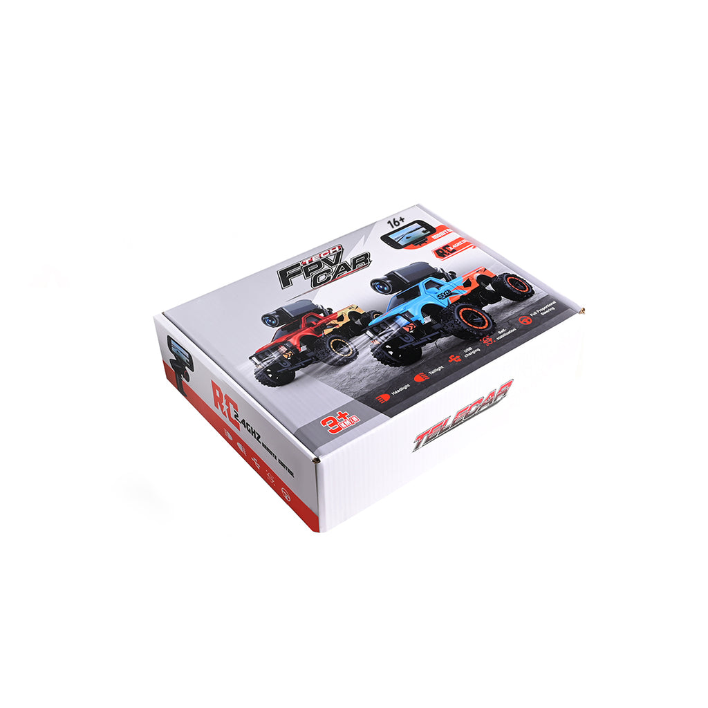 WL 1/64 FPVミニRCトラック APP自動ペアリング フルプロポーショナル WIFIカメラ リモコン付き RTR