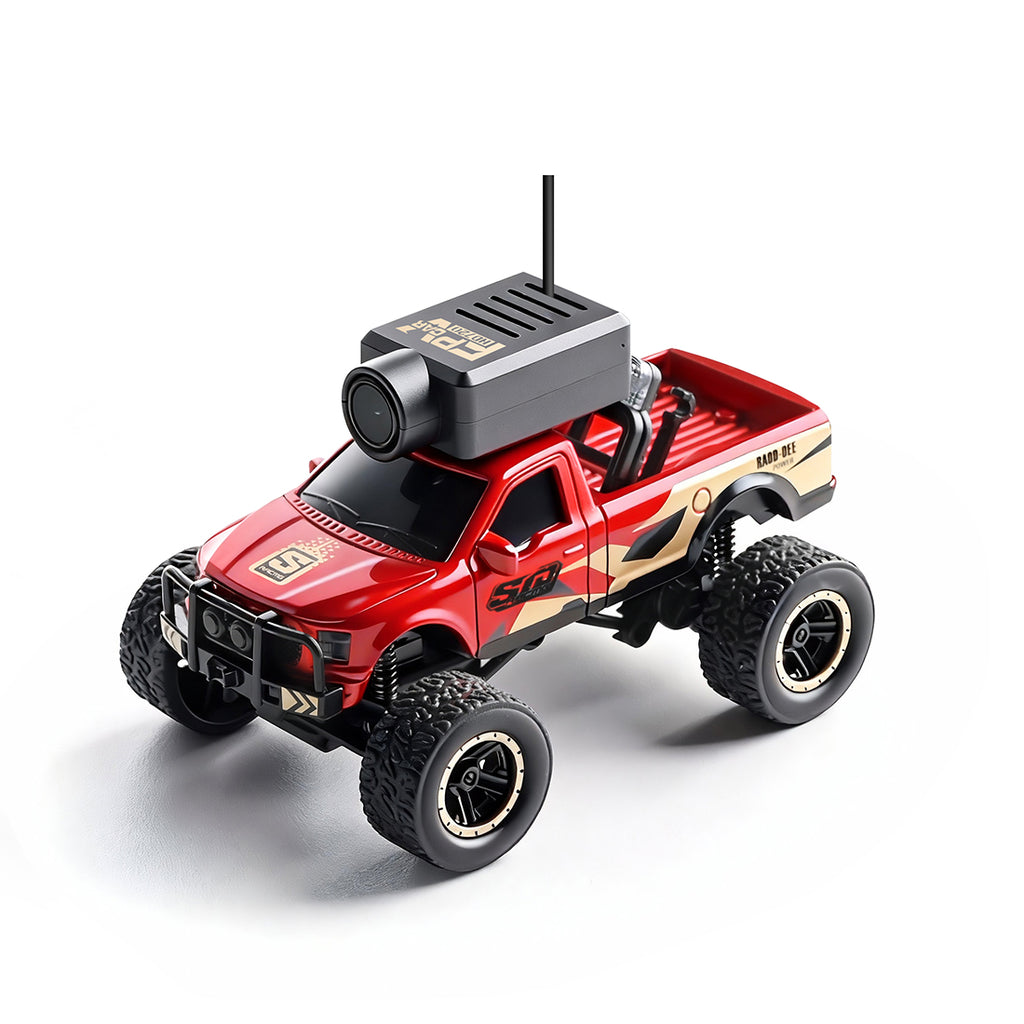 WL 1/64 FPVミニRCトラック APP自動ペアリング フルプロポーショナル WIFIカメラ リモコン付き RTR