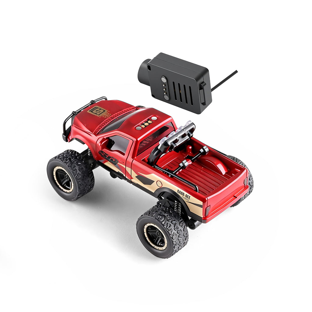 WL 1/64 FPVミニRCトラック APP自動ペアリング フルプロポーショナル WIFIカメラ リモコン付き RTR