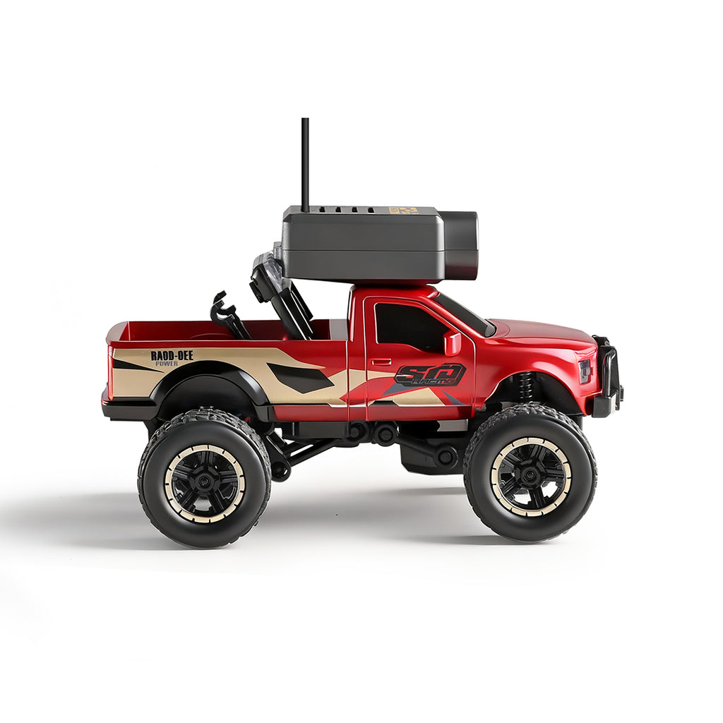 WL 1/64 FPVミニRCトラック APP自動ペアリング フルプロポーショナル WIFIカメラ リモコン付き RTR