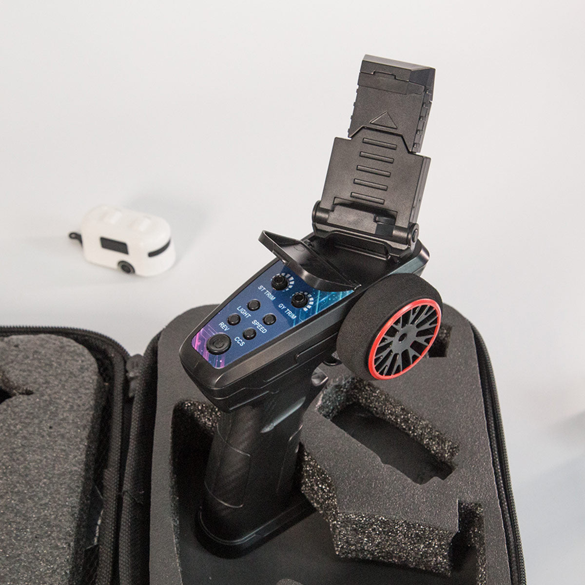 WL 1/64 FPVミニRCカー APP自動ペアリング WIFI制御 収納ケース・トレーラー付き RTRバージョン