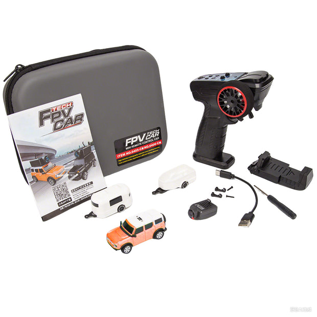 WL 1/64 FPVミニRCカー APP自動ペアリング WIFI制御 収納ケース・トレーラー付き RTRバージョン