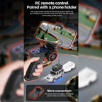 WL 1/64 FPVミニRCカー APP自動ペアリング WIFI制御 収納ケース・トレーラー付き RTRバージョン