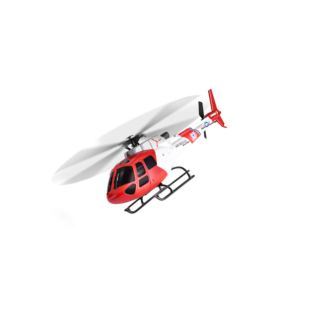 WL AS350 2.4G 4CH 3枚羽根フライバーレス リアルスケールRCヘリコプター｜気圧式高度保持・オプティカルフロー位置決め・ワンキー離着陸対応（RTF完成品）
