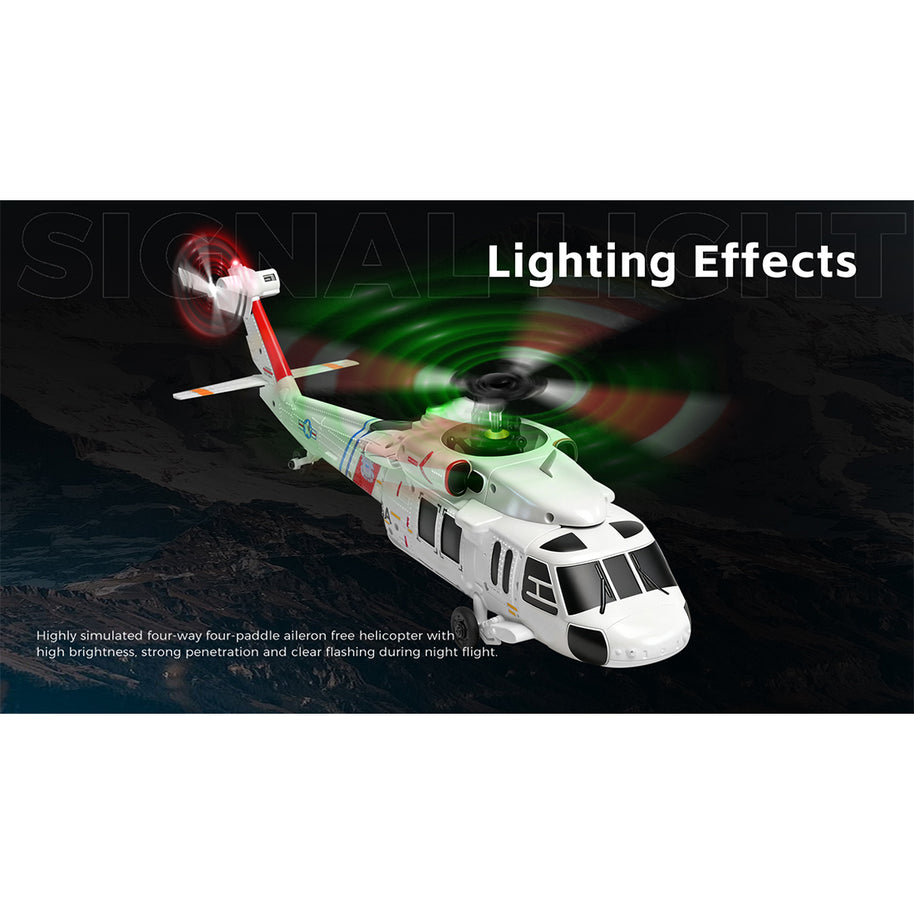 WL K270 UH-60L 2.4G 4CH 170級 4ローターフライバーレス RCヘリコプター（高度保持・左右スロットル調整 オプティカルフローRTF版）