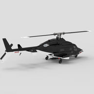 WOLFBUSH & YU XIANG AW-911 Airwolf 1/34 スケール RC ヘリコプター GPS 搭載 9CH 6G/3D 切替 無ブレード Mode1/2 切替対応 RTF 版