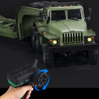 WPL B36-3 2.4G 1/16全プロポーショナルRC軍用トレーラー 2個バッテリー 軍用グリーン 5KM/h
