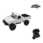 WPL C24-1 2.4G フルプロポーショナル 4WD RCオフロードクローラー 2本バッテリー ホワイト