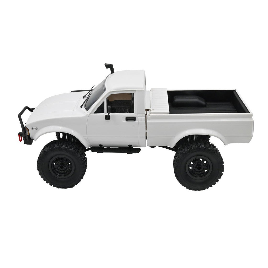 WPL C24-1 2.4G フルプロポーショナル 4WD RCオフロードクローラー 2本バッテリー ホワイト