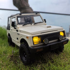 WPL C74-1 フルプロポーショナル 4WD RCオフロードクローラー 2本バッテリー コンバーチブル ホワイト