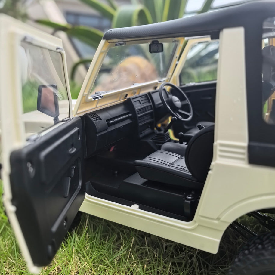 WPL C74-1 フルプロポーショナル 4WD RCオフロードクローラー 2本バッテリー コンバーチブル ホワイト