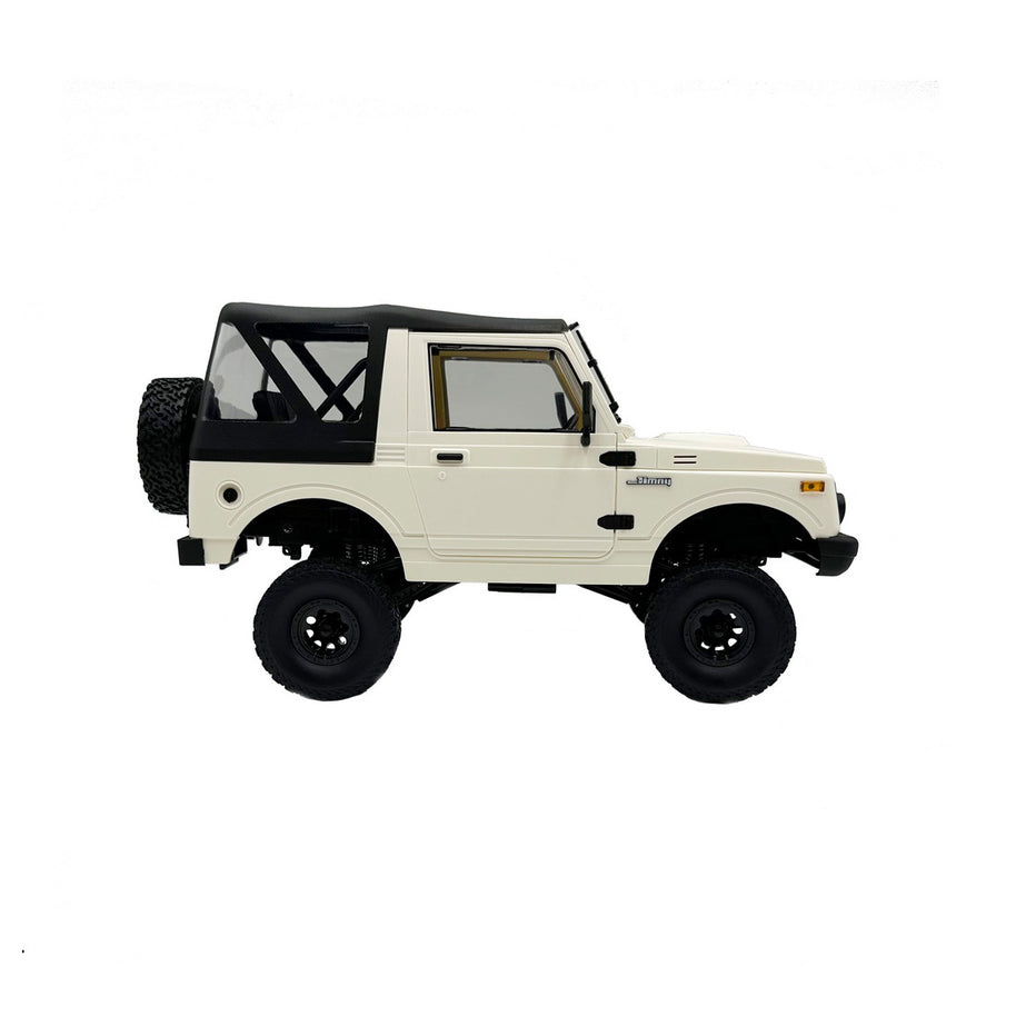 WPL C74-1 フルプロポーショナル 4WD RCオフロードクローラー 2本バッテリー コンバーチブル ホワイト