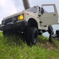 WPL C74-1 フルプロポーショナル 4WD RCオフロードクローラー 2本バッテリー コンバーチブル ホワイト