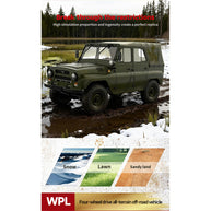 WPL C94 1/12 UAZ-469 RCクローラー｜4WD四輪駆動 フル比例制御 デュアルバッテリー 2.4G無線 改造可能 オフロードラジコン 16歳以上|RTRHOBBYJP