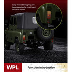 WPL C94 1/12 UAZ-469 RCクローラー｜4WD四輪駆動 フル比例制御 デュアルバッテリー 2.4G無線 改造可能 オフロードラジコン 16歳以上