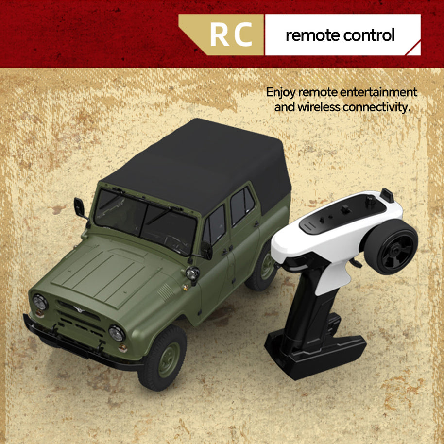 WPL C94 1/12 UAZ-469 RCクローラー｜4WD四輪駆動 フル比例制御 デュアルバッテリー 2.4G無線 改造可能 オフロードラジコン 16歳以上|RTRHOBBYJP