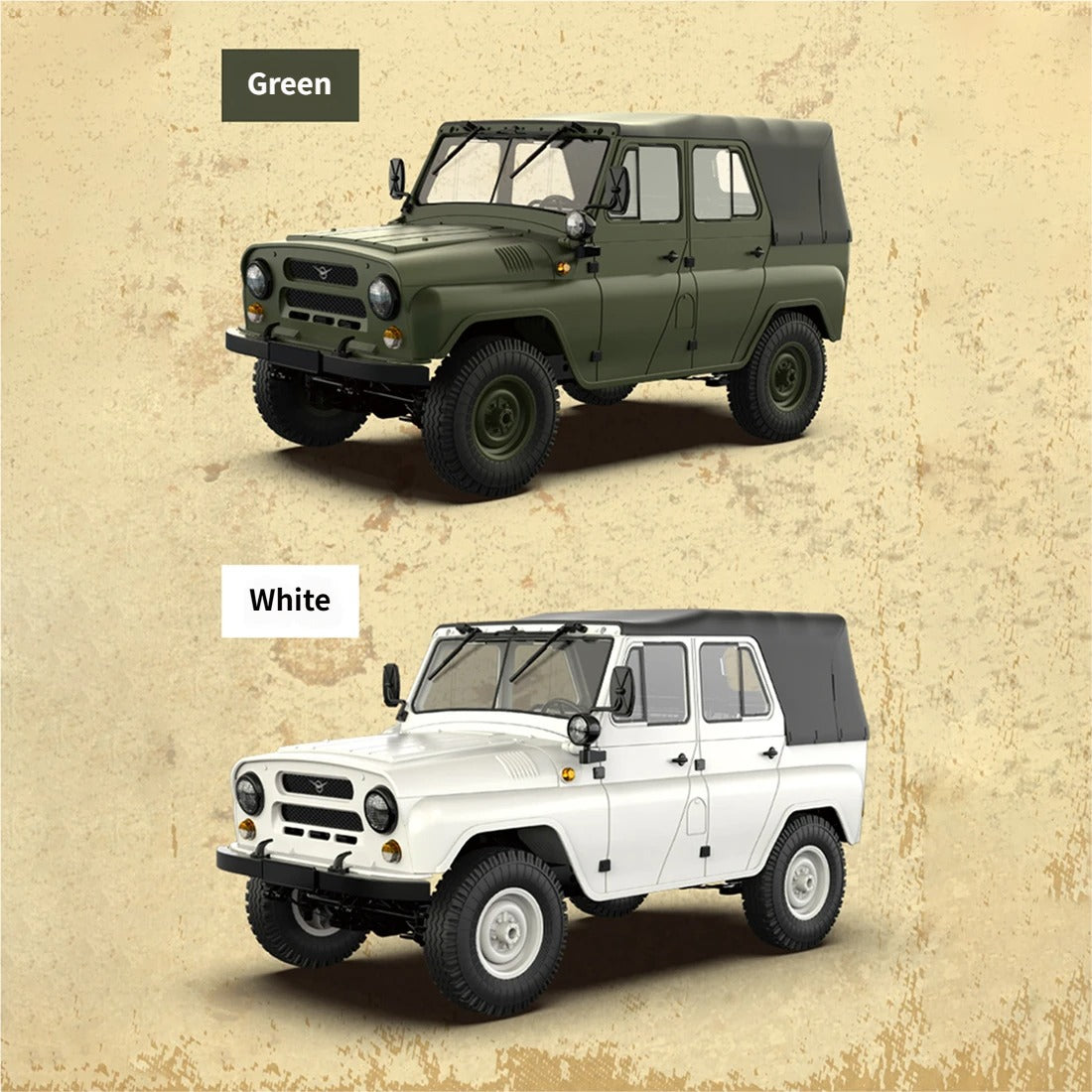WPL C94 1/12 UAZ-469 RCクローラー｜4WD四輪駆動 フル比例制御 デュアルバッテリー 2.4G無線 改造可能 オフロードラジコン 16歳以上|RTRHOBBYJP