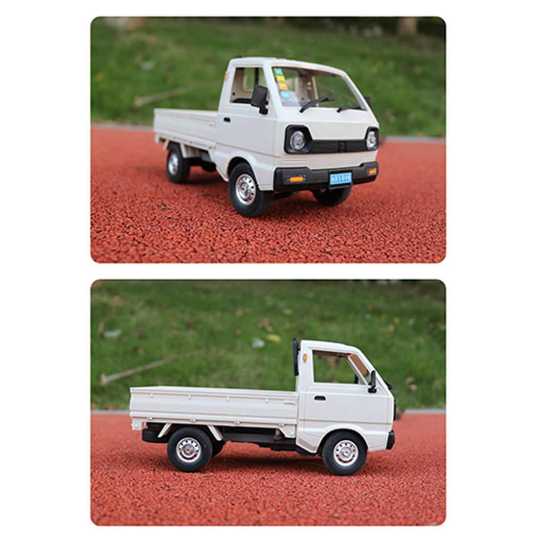 WPL D12mini 1/16 2.4G RCミニトラック ミニバン DIY ダブルバッテリー ライト付き