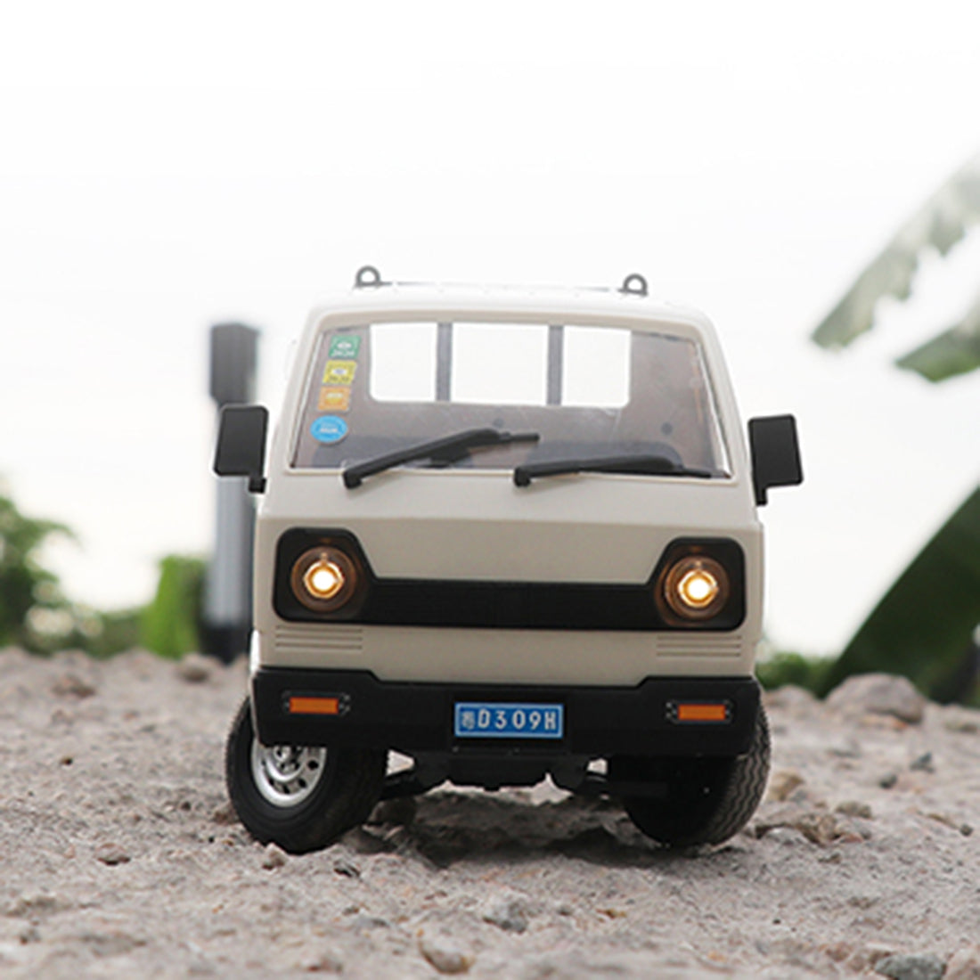 WPL D12mini 1/16 2.4G RCミニトラック ミニバン DIY ダブルバッテリー ライト付き