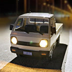 WPL D12mini 1/16 2.4G RCミニトラック ミニバン DIY ダブルバッテリー ライト付き