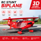 XK A310 Beech D17S 2.4G 4CH クイックリリース EPPスケール RC固定翼航空機モデル、400mm翼幅 3D/6Gリアルisticバイウィング機（RTF）