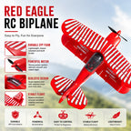 XK A310 Beech D17S 2.4G 4CH クイックリリース EPPスケール RC固定翼航空機モデル、400mm翼幅 3D/6Gリアルisticバイウィング機（RTF）