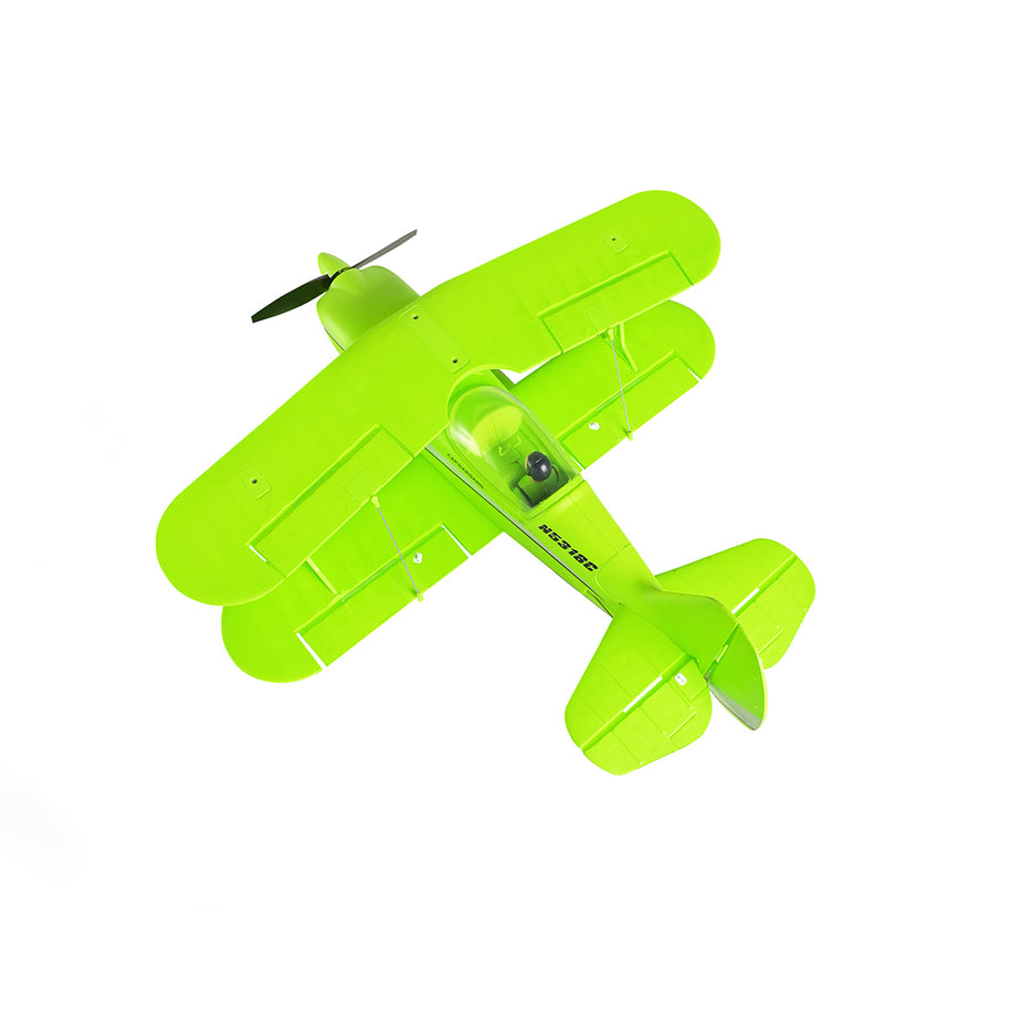 XK A310 Beech D17S 2.4G 4CH クイックリリース EPPスケール RC固定翼航空機モデル、400mm翼幅 3D/6Gリアルisticバイウィング機（RTF）