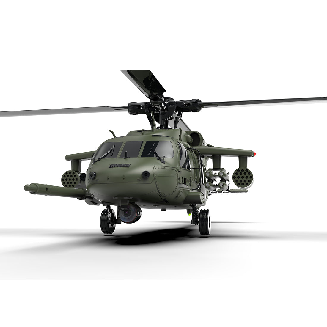 YU XIANG YXZNRC F09-V 1/47スケール 2.4G 6CH RCデュアルブラシレスダイレクトドライブ フライバーレス 6G/3Dスタント ヘリコプターモデル（RTF版）
