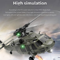 YU XIANG YXZNRC F09-V 1/47スケール 2.4G 6CH RCデュアルブラシレスダイレクトドライブ フライバーレス 6G/3Dスタント ヘリコプターモデル（RTF版）