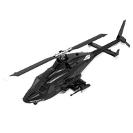 YU XIANG & WOLFBUSH AW-911 Airwolf 1/34 RC ヘリコプター GPS 搭載 9CH 6G/3D 切替 無ブレード Mode1/2 切替対応 RTF - 交換可能なヘリコプターヘッド